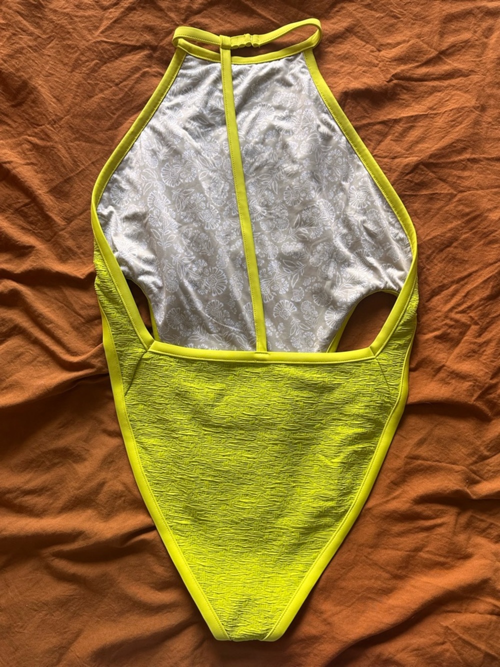 Free people Free-est Lani One Piece swimsuit Lime Green - Picture 3 of 5
